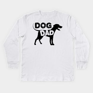 Awesome dog dad shirt best gift for fathers day and dogs day Kids Long Sleeve T-Shirt